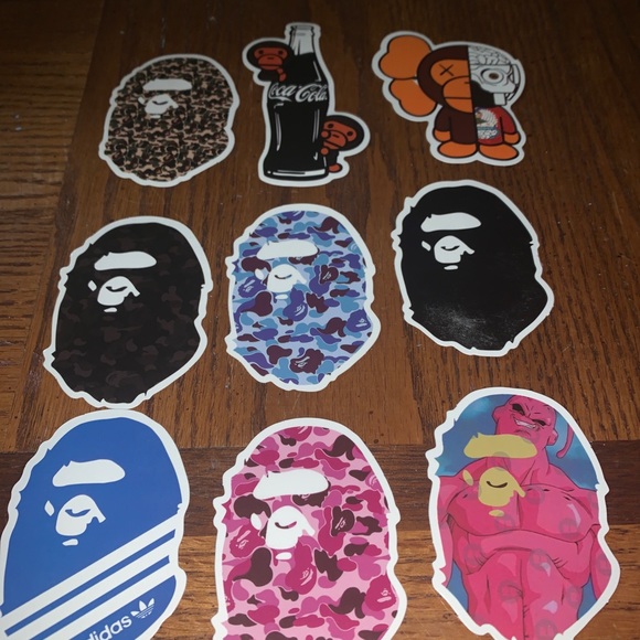 Bape Stickers 10 pc. - Picture 1 of 6